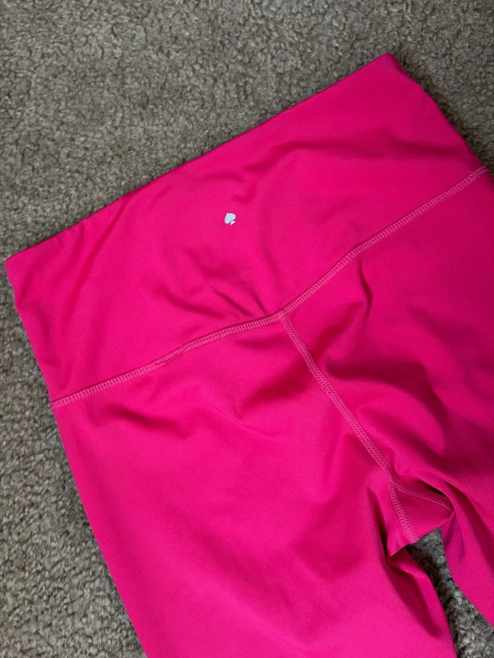 kate spade Hot Pink Scallop-Hem Leggings